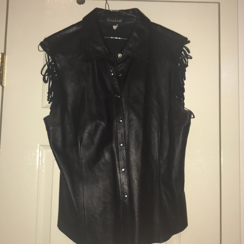 Leather Bebe Shirt